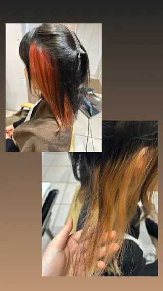 セミロング カラー PREVIA銀座渡辺 真矢のヘアスタイル