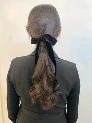 ロング ヘアアレンジ GiseL博多筑紫口 杏実のヘアスタイル