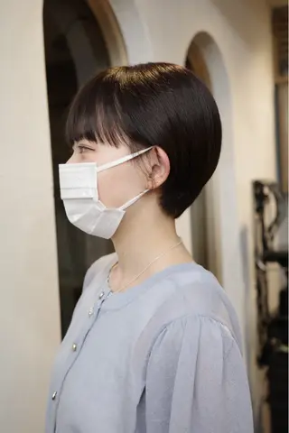 ショート Pluss Teru Biyousitsu所属・薮下 愛のヘアスタイル