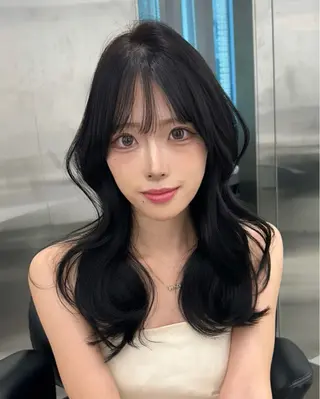 セミロング 銀座/韓国ヘア🤍 レイヤーAYUMIのヘアスタイル