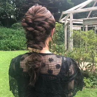 ロング ヘアアレンジ AR.MARA所属・ナツミ🤍蔵前 大人かわいいヘア🤍のヘアスタイル