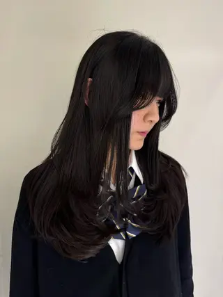 ロング 韓国レイヤー💋/ ワンホン/NANAのヘアスタイル