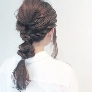 ロング ヘアアレンジ The book hand salon所属・伊藤 さやかのヘアスタイル