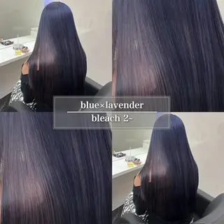 セミロング カラー ハイトーン/ 髪質改善/上質艶髪のヘアスタイル