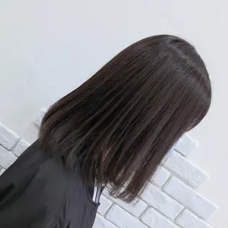 セミロング 太白区白髪ぼかし/ ボブカット/千葉達人のヘアスタイル