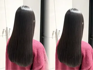 ロング 縮毛矯正/髪質改善/ 斉藤春のヘアスタイル