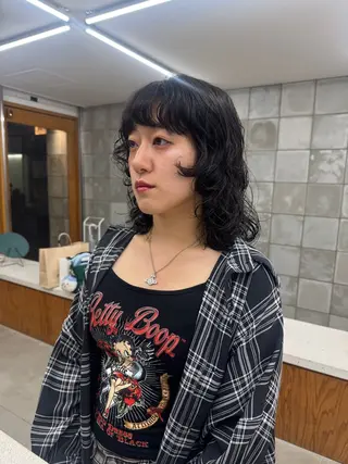 セミロング パーマ tetohair / ANNAのヘアスタイル