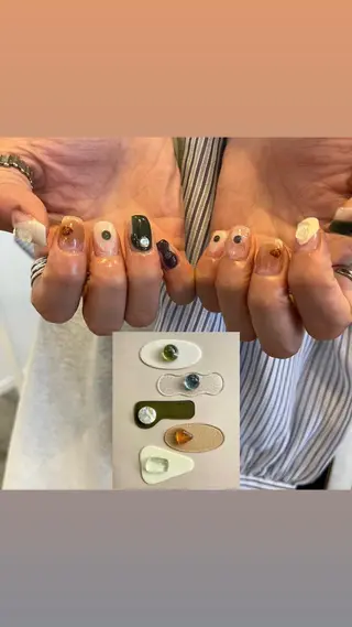 ネイル Trico Antique所属・岩本 杏のネイルデザイン