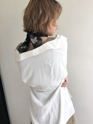 ミディアム ボブ/レイヤー 🌟梅田盛一🌟のヘアスタイル