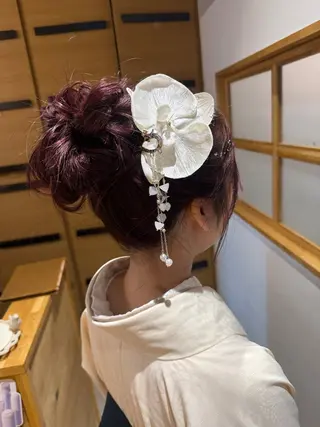 セミロング ヘアアレンジ DEUCE hair /堀 日暖のヘアスタイル