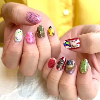 ネイル 新井 ひなののネイルデザイン