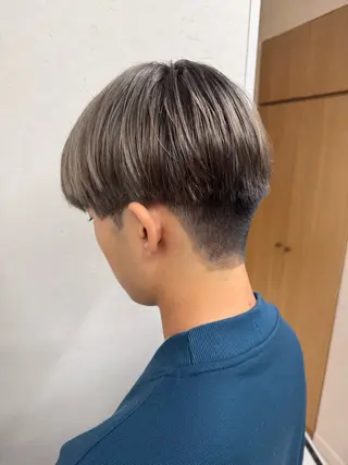 ショート カラー メンズ パーマ/ハイトーン /吉田眞のヘアスタイル