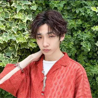 ショート メンズ 似合わせパーマ🔥 河浪  大智のヘアスタイル