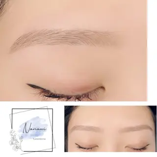 アイブロウ Nanavi 鮎川のマツエク・マツパデザイン