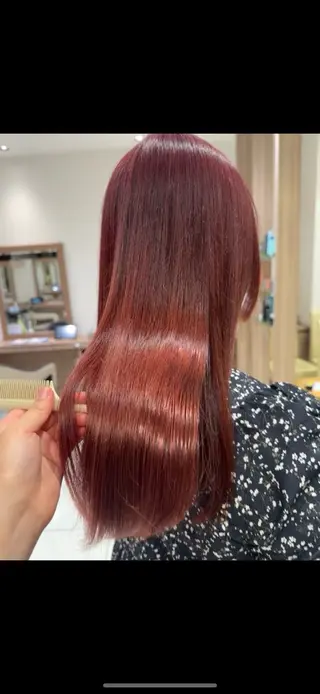 ロング カラー 💐 中川 美怜 💐のヘアスタイル