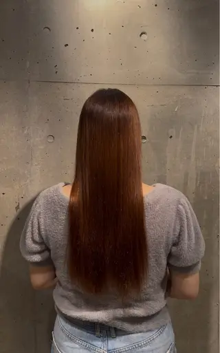 ロング 縮毛矯正⚡️ 中村璃音のヘアスタイル