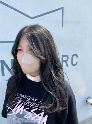 ロング カラー 小岸 竜のヘアスタイル