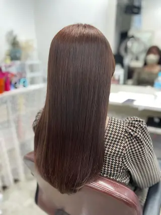 ロング カラー 韓国ヘア🤍髪質改善 🇰🇷AKANEのヘアスタイル