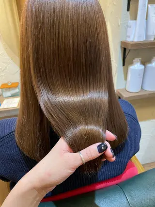 セミロング カラー パーマ エイジングケア専門店 kalon(カロン)のヘアスタイル