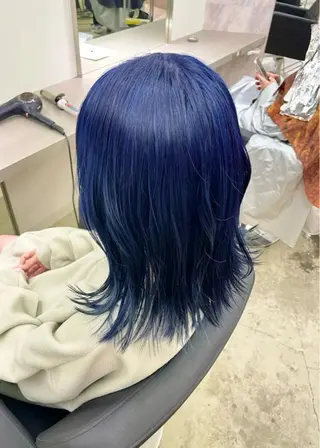 ミディアム カラー 笹井 颯人のヘアスタイル