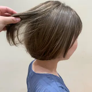 ショート カラー 箭内葉月/メンズ👔 ワンカールパーマのヘアスタイル