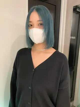 ミディアム カラー yurika☁️ 似合わせ｜レイヤーのヘアスタイル