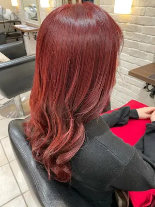 ロング 韓国風ヘア♡ runaのヘアスタイル