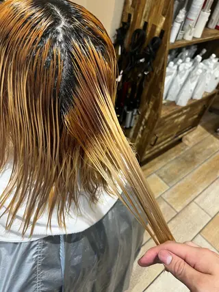 ミディアム 個性派ウルフ/メンズ /ブリーチ/渋谷のヘアスタイル