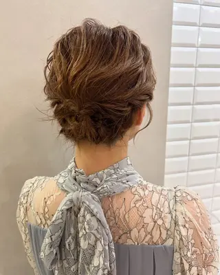 ヘアアレンジ hub hair レイヤー/透明感のヘアスタイル