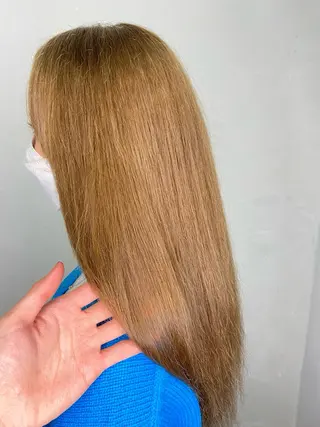 ロング 北川 飛瑶のヘアスタイル