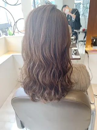 セミロング メンズパーマ/難波/ 心斎橋　室園亮佑のヘアスタイル