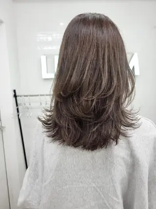 ミディアム mulum hairdressing所属・代表/淀屋/髪質改善 ダメージレスカラー✨のヘアスタイル