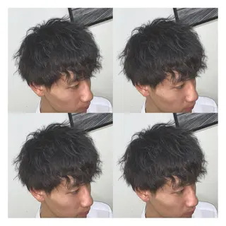 ショート パーマ メンズ ange☞ soutaのヘアスタイル