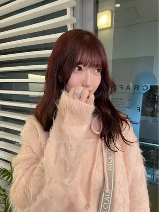 カラー YURiA レイヤー🫧のヘアスタイル