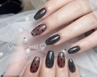 ネイル サイナ🎀 長さだし&デザインのネイルデザイン