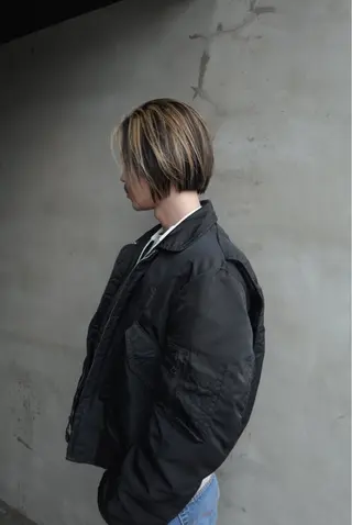 ミディアム カラー メンズ メンズカット/パーマ /ユアサシュンスケのヘアスタイル