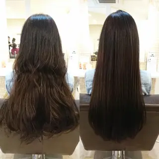 ロング カラー ACROあべの店所属・艶カラー/インナー /グラデ/大西小百合のヘアスタイル