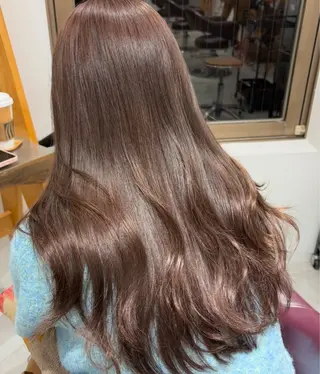 ロング カラー 話題沸騰中🌟 /ケアブリーチ/徳志のヘアスタイル