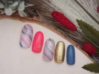ネイル トップネイリスト Ribbon立川店のネイルデザイン