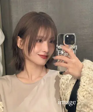 ショート レイヤーカット/ 縮毛矯正/ミサキ💐のヘアスタイル