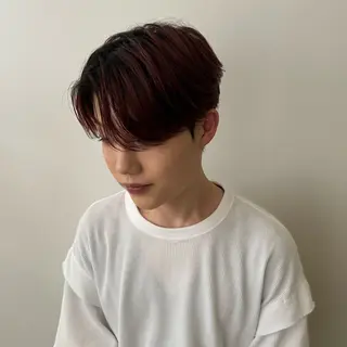 ショート カラー パーマ ヘアアレンジ メンズ COL BIRTH所属・KIRARI .のヘアスタイル