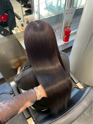 ロング カラー ヘアアレンジ 髪質改善/艶髪 /SARA💕のヘアスタイル