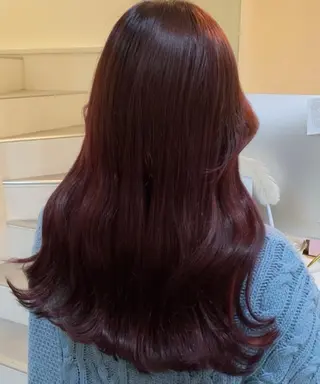 ロング カラー MOE🐈‍⬛🎀 エクステ/ワンホンのヘアスタイル