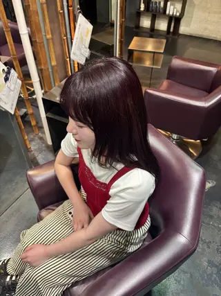 セミロング saraju コナツのヘアスタイル