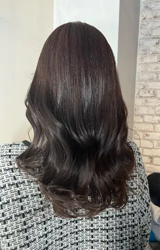 セミロング カラー 【N°deseo】 Hiromi🦋のヘアスタイル