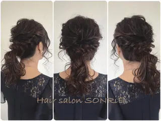 ショート カラー パーマ ヘアアレンジ メンズ 美容室 ソンリエのヘアスタイル