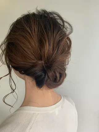 ヘアアレンジ nuu所属・💜ショート💜 ウルフ、ボブ二色亜美のヘアスタイル