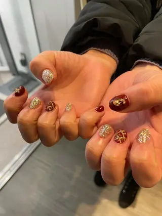 ネイル 束感まつ毛/ネイル/ LED♥KIRARAのマツエク・マツパデザイン