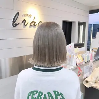 ショート カラー three若林 那津のヘアスタイル