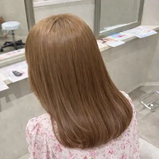 セミロング カラー 🎀髪質改善/艶カラ ー/大宮/そら🎀のヘアスタイル